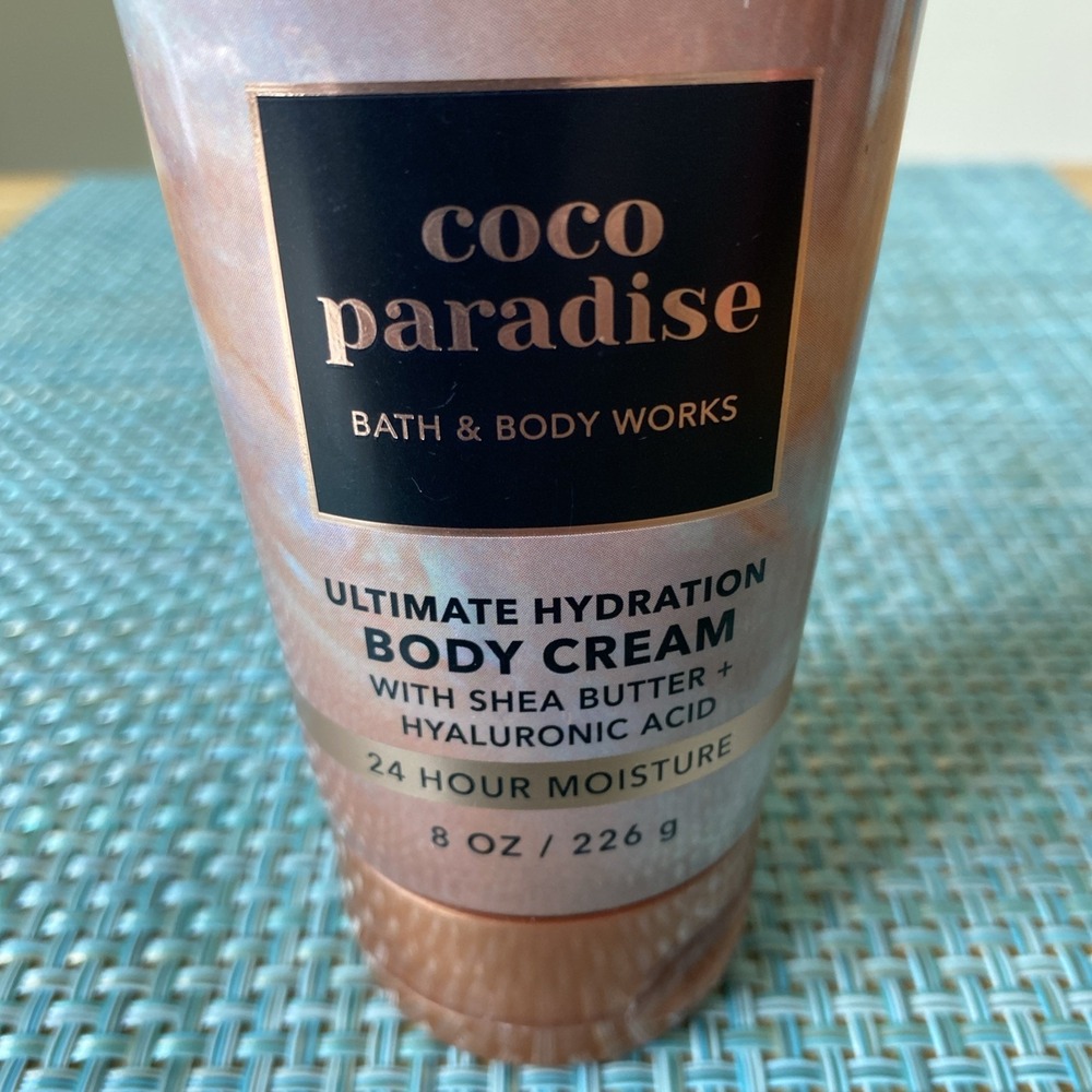 Bath & Body Works COCO PARADISE Body Cream 8 oz Discontinued RARE RETIRED - Picture 3 of 9